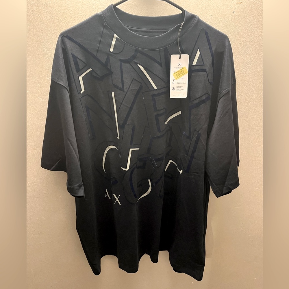 Navy blue brand new ARMANI EXCAHNGE T-shirt wit tag
